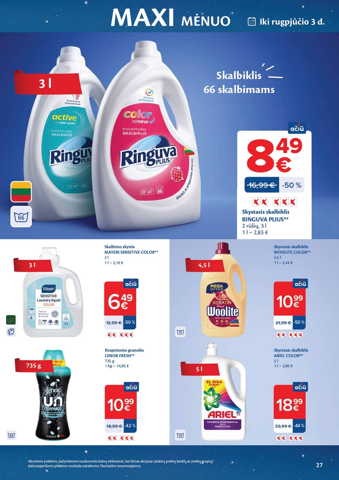 Maxima - Maxima "MAXI MĖNUO" akcijų leidinys 27 puslapis