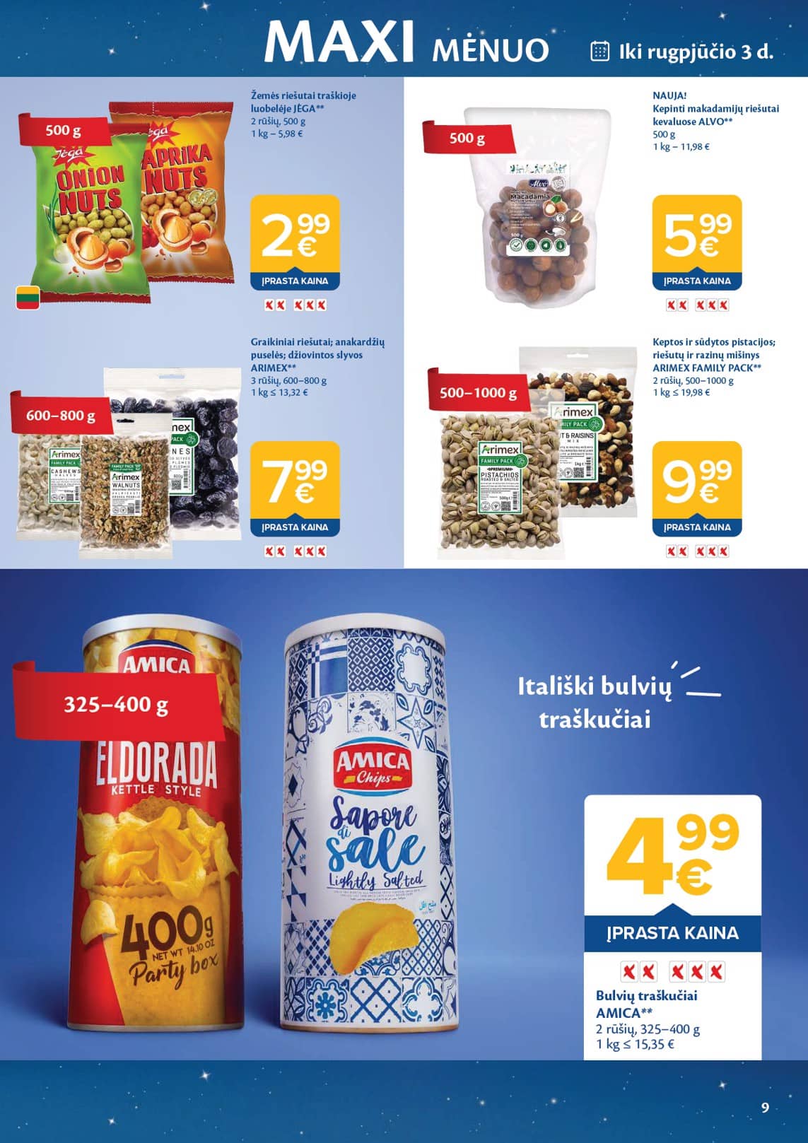 Maxima - Maxima "MAXI MĖNUO" akcijų leidinys 9 puslapis