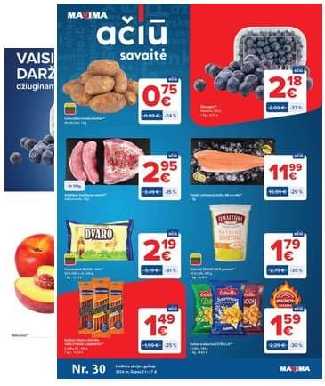 Maxima - Naujausias Maxima "AČIŪ" akcijų leidinys | 2026-07-21 - 2026-07-27 2026-07-21 – 2026-07-27