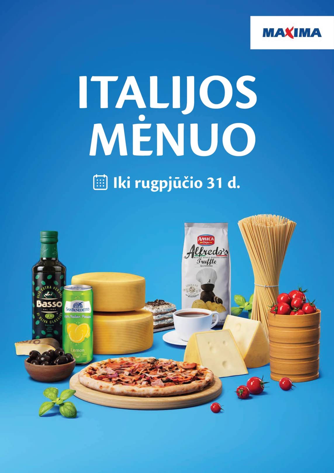 Maxima - Maxima katalogas "Italijos Mėnuo" | 2025-06-03 - 2025-06-30 1 puslapis