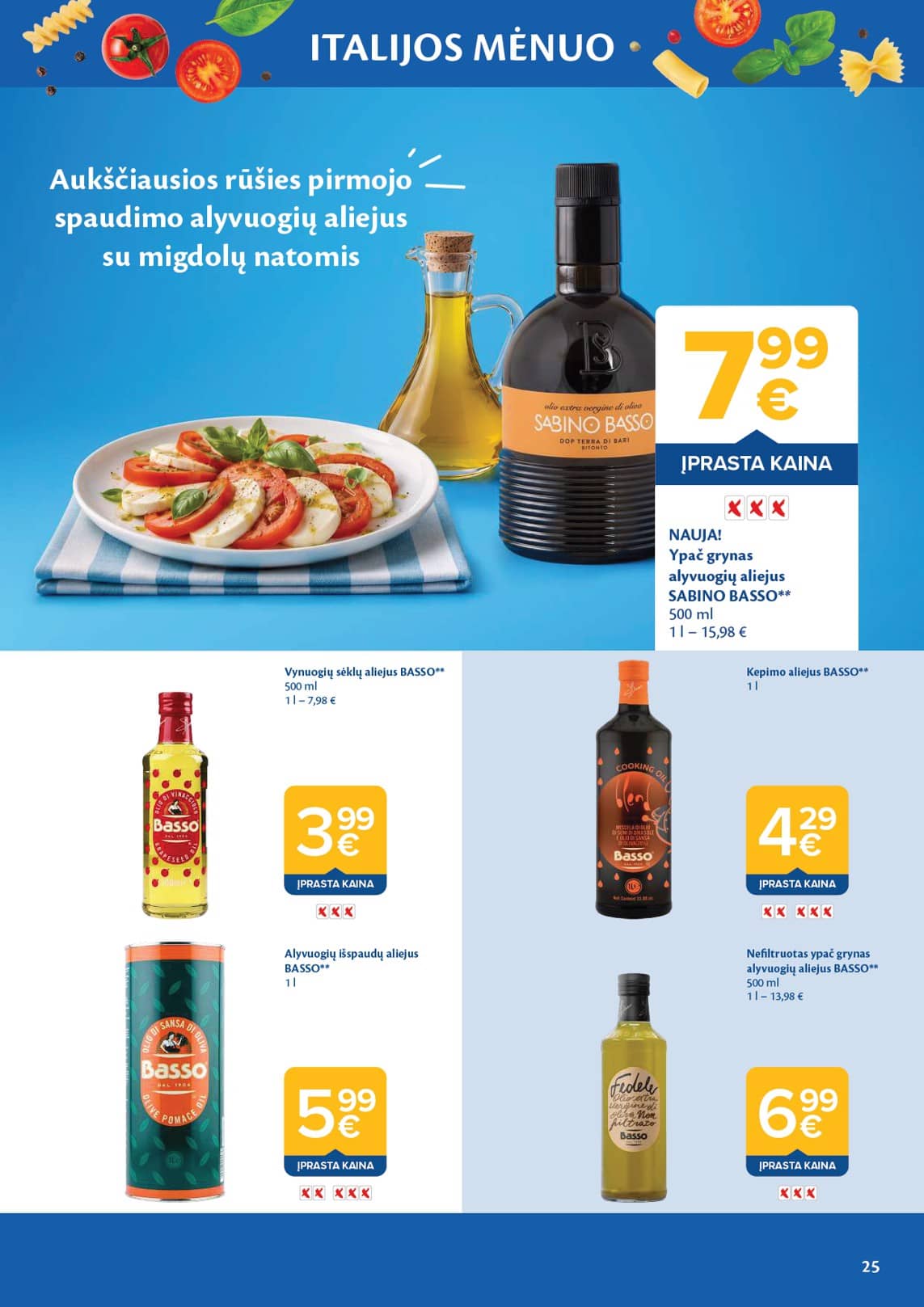 Maxima - Maxima katalogas "Italijos Mėnuo" | 2025-06-03 - 2025-06-30 25 puslapis