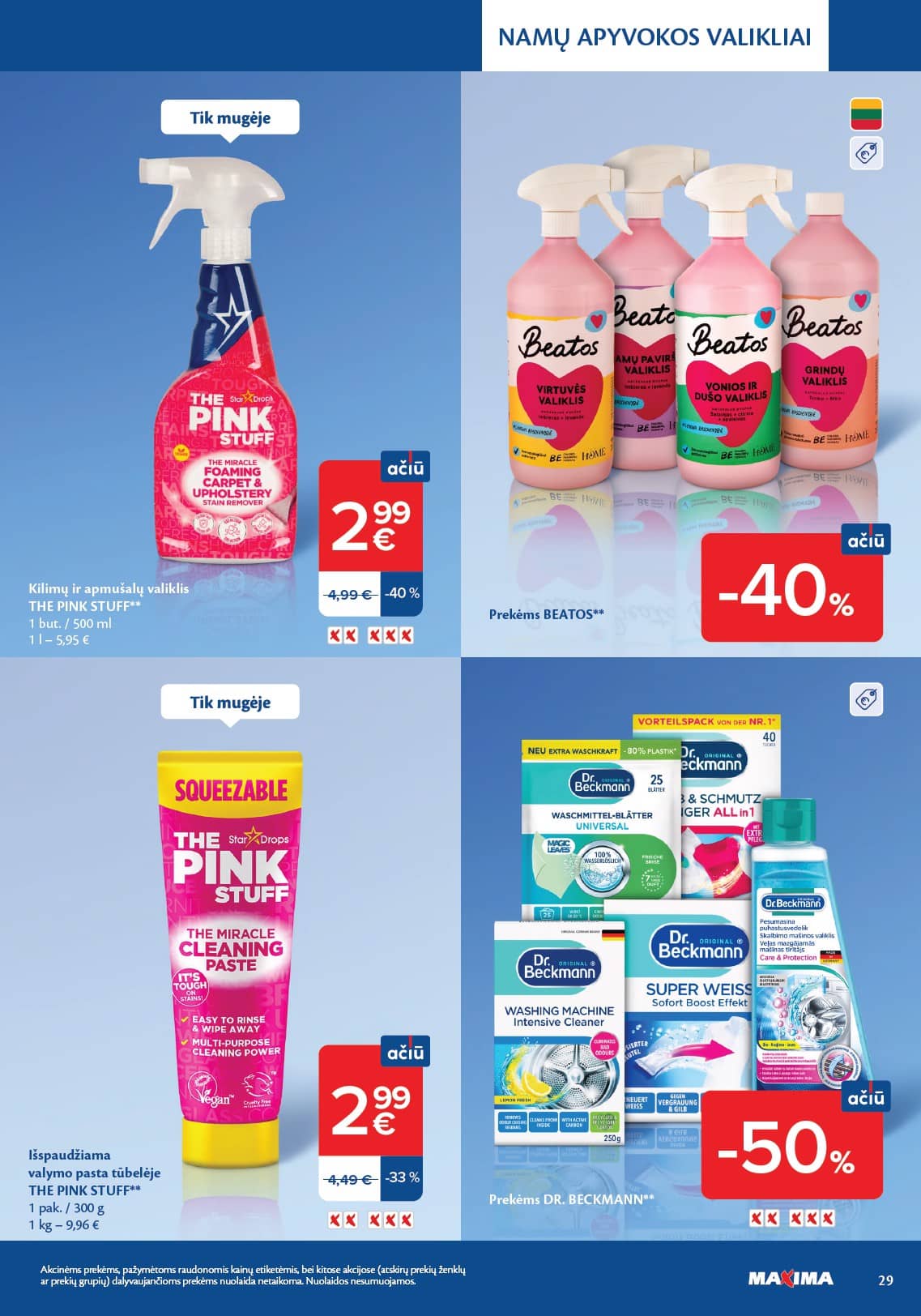 Maxima - Švaros mugė 29 puslapis