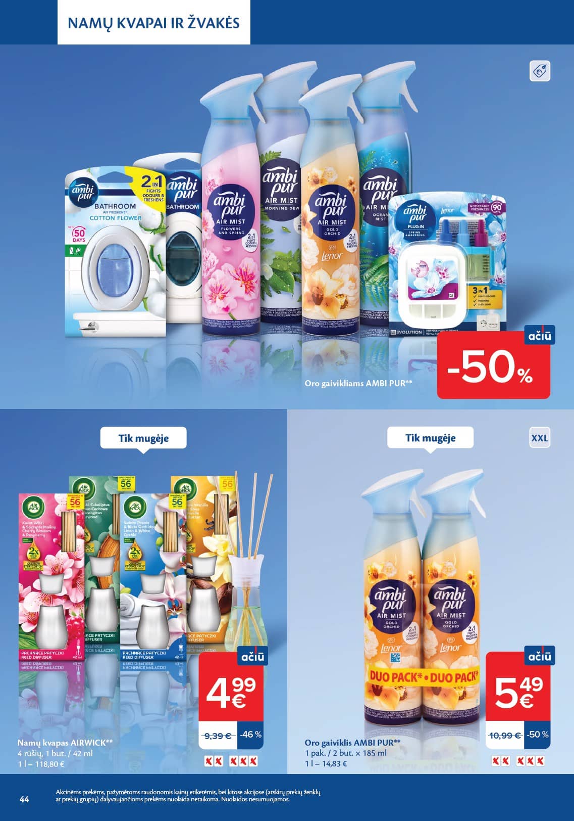 Maxima - Švaros mugė 44 puslapis
