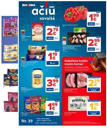 Maxima - Naujausias Maxima "AČIŪ" akcijų leidinys | 2026-09-22 - 2026-09-28 2026-09-22 – 2026-09-28