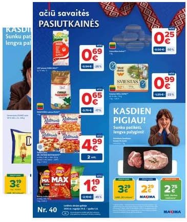 Maxima - Naujausias Maxima "AČIŪ" akcijų leidinys | 2026-09-29 - 2026-10-05 2026-09-29 – 2026-10-05