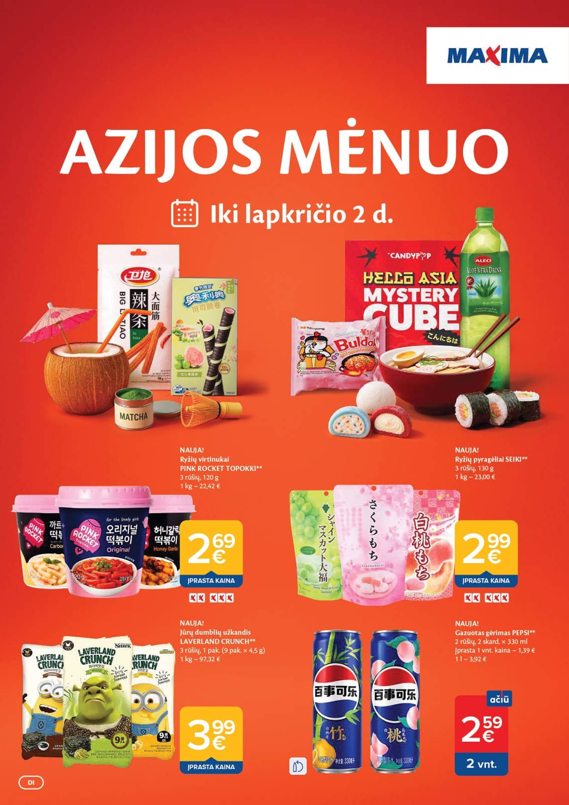 Maxima - AZIJOS MĖNUO 1 puslapis