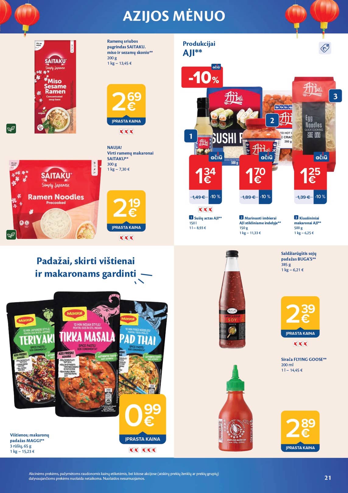 Maxima - AZIJOS MĖNUO 21 puslapis