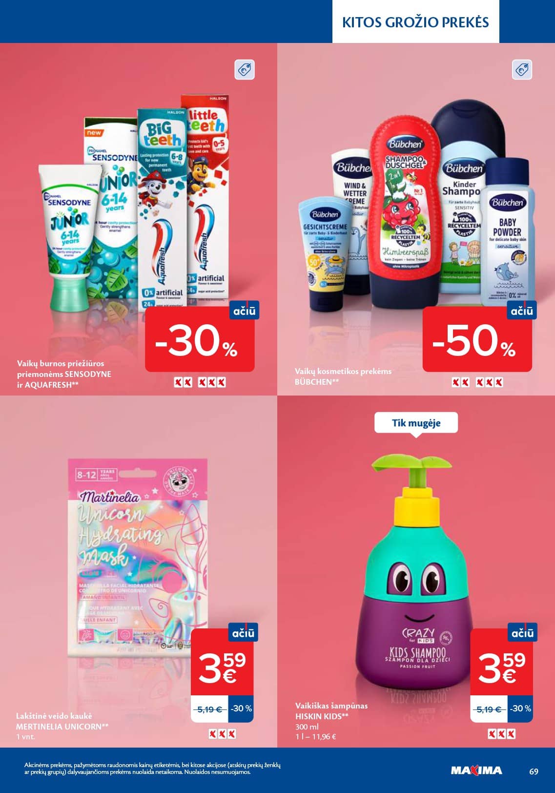 Maxima - Grožio mugė 69 puslapis