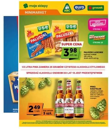 Moje Sklepy (Groszek, ABC) - Moje Sklepy "Minimarket" akcijų leidinys 2026-09-10 – 2026-09-16