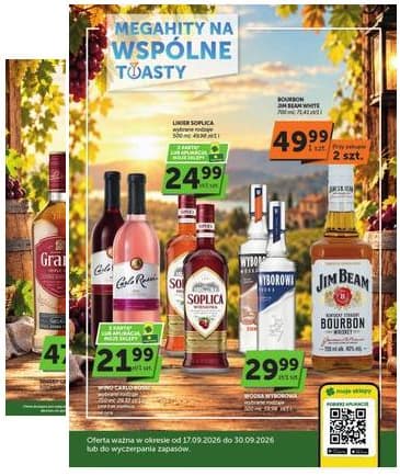 Moje Sklepy (Groszek, ABC) - Moje Sklepy "alkoholowa" akcijų leidinys 2026-09-17 – 2026-09-30