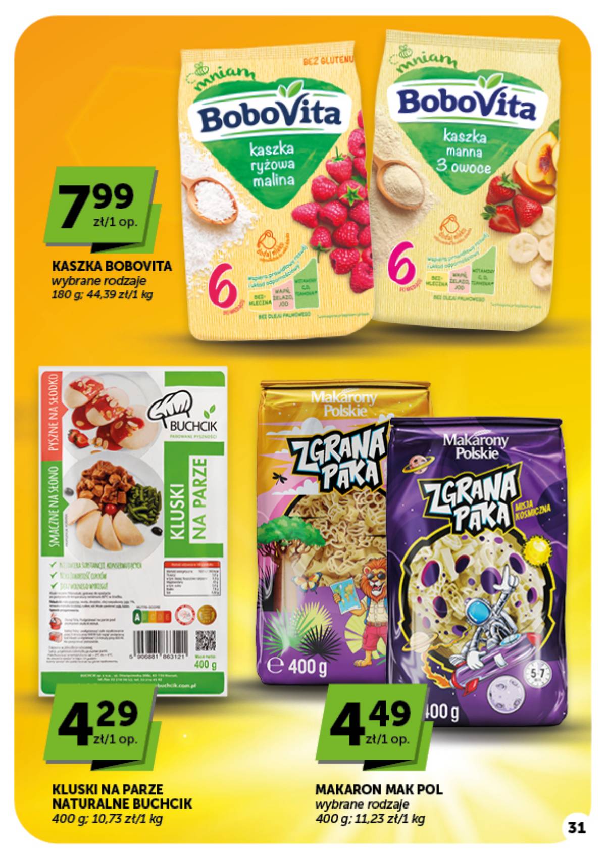 Moje Sklepy (Groszek, ABC) - Moje Sklepy "Supermarket" akcijų leidinys 31 puslapis