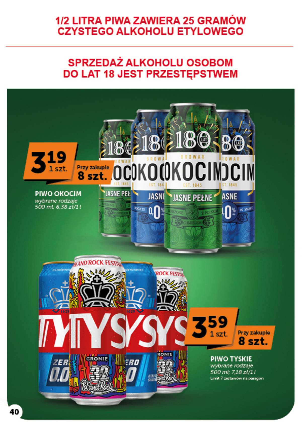 Moje Sklepy (Groszek, ABC) - Moje Sklepy "Supermarket" akcijų leidinys 40 puslapis