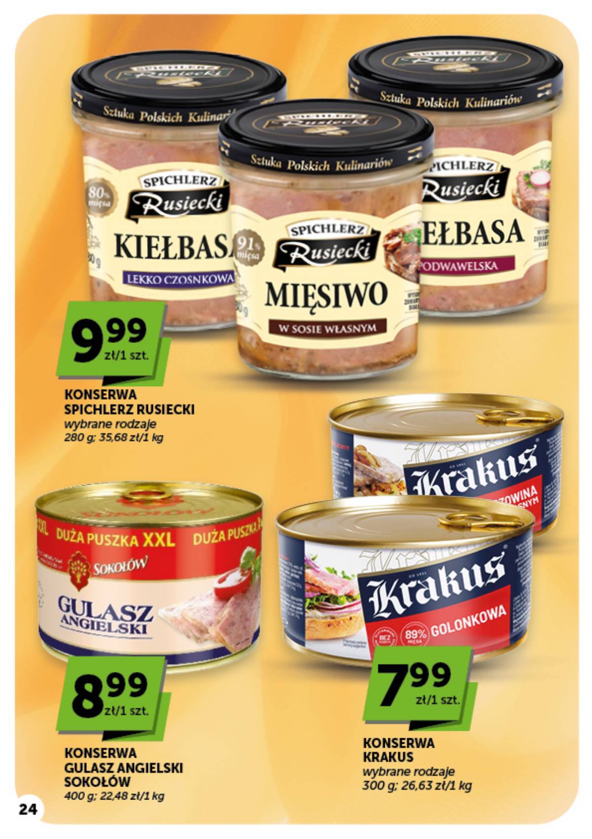Moje Sklepy (Groszek, ABC) - Moje Sklepy "Market" akcijų leidinys 24 puslapis
