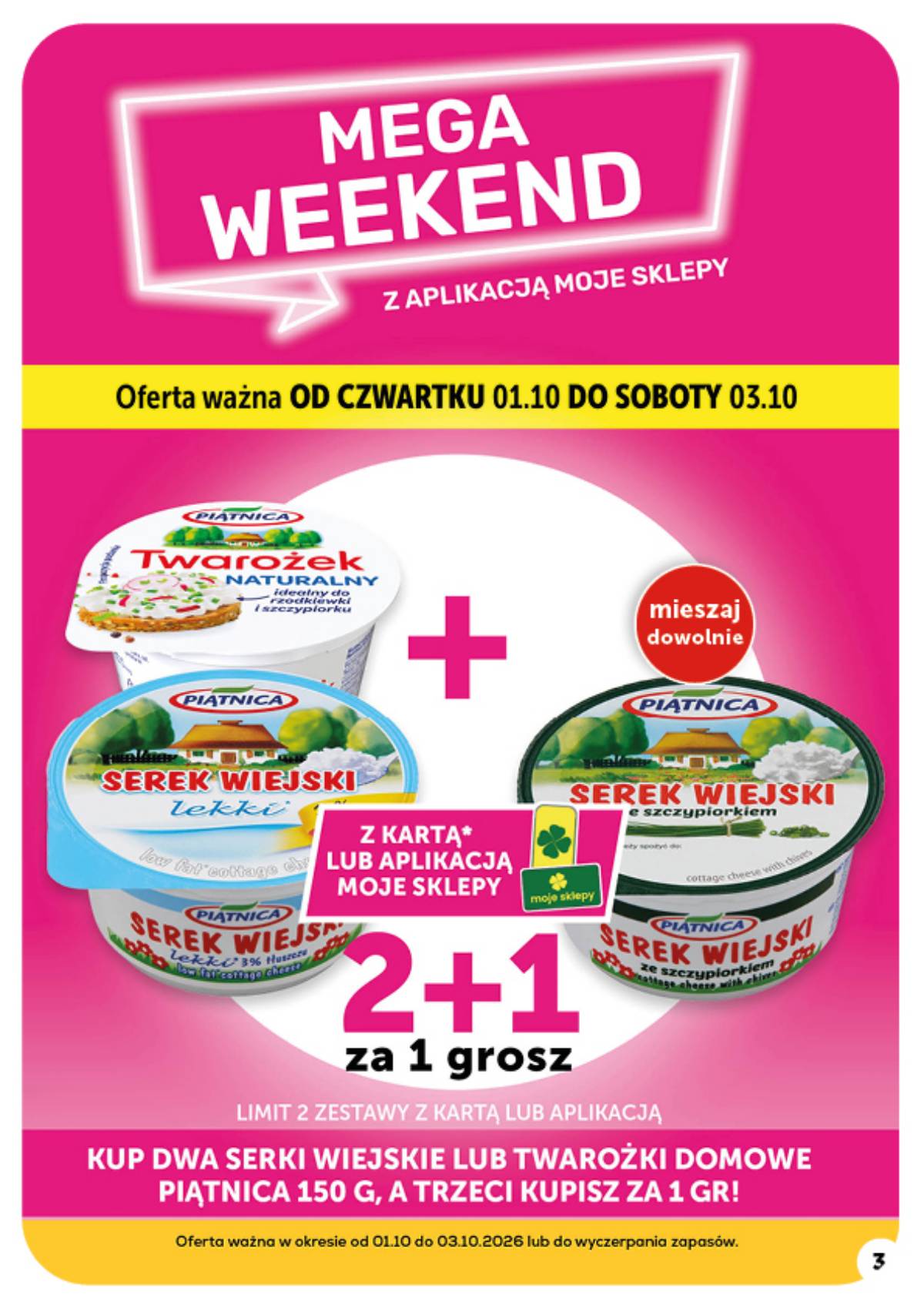 Moje Sklepy (Groszek, ABC) - Moje Sklepy "Market" akcijų leidinys 3 puslapis