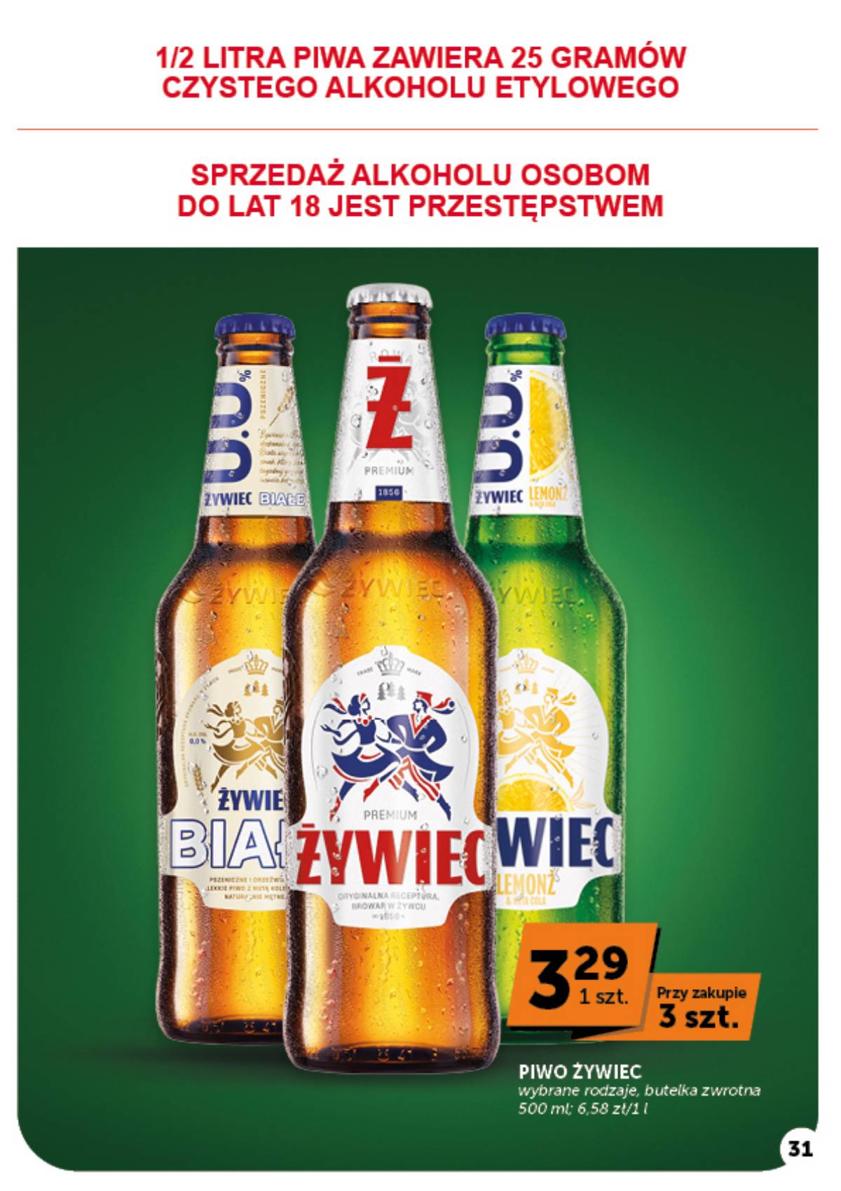 Moje Sklepy (Groszek, ABC) - Moje Sklepy "Market" akcijų leidinys 31 puslapis
