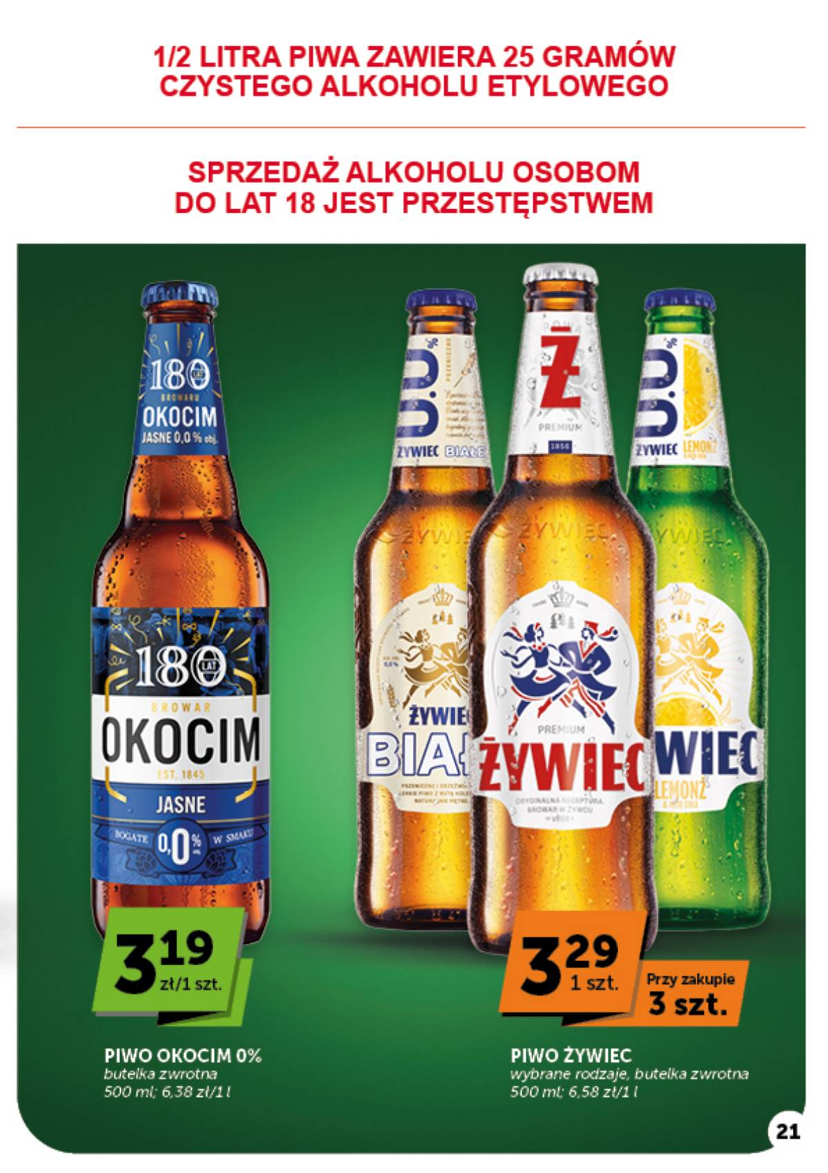 Moje Sklepy (Groszek, ABC) - Moje Sklepy "Minimarket" akcijų leidinys 21 puslapis