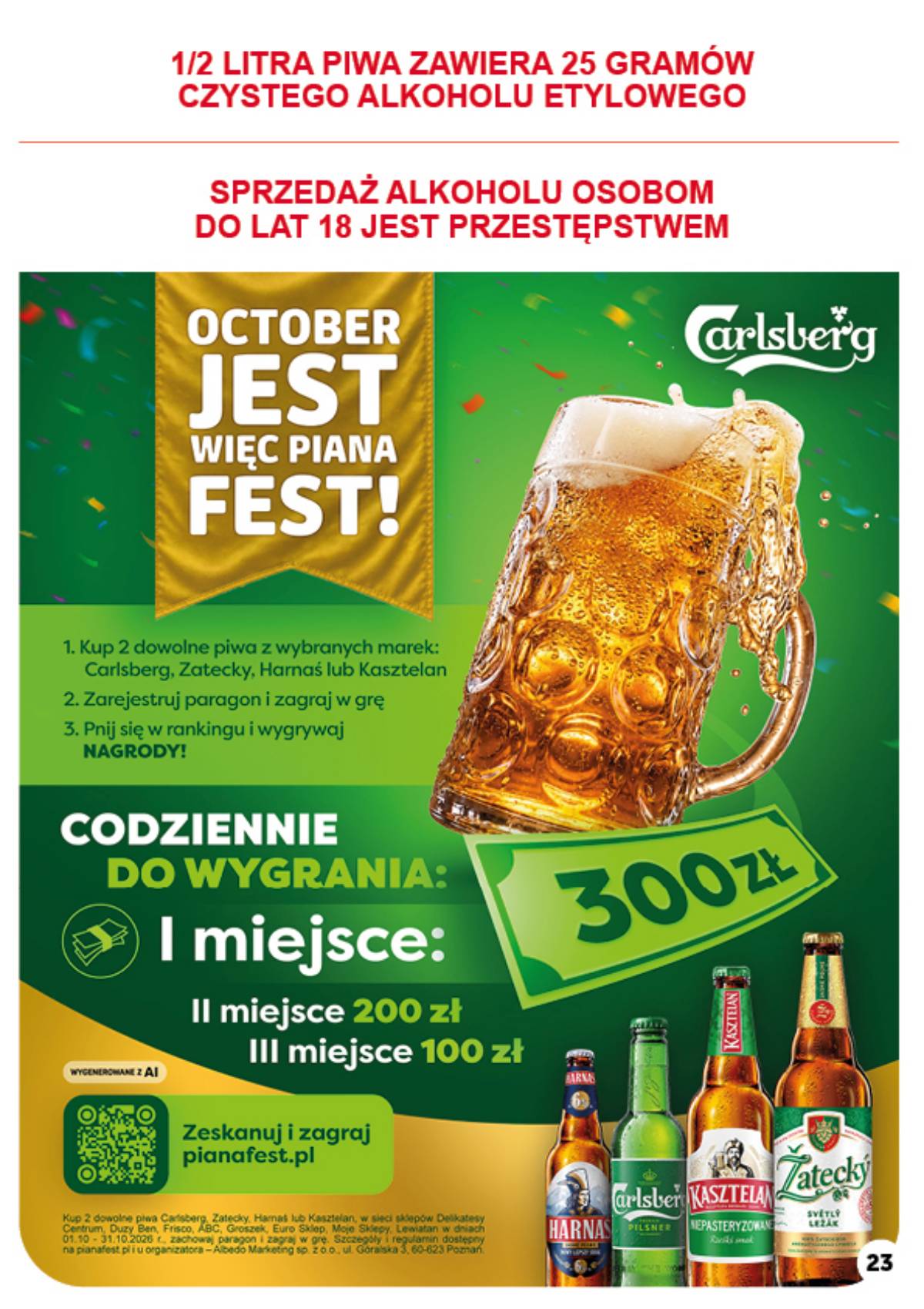 Moje Sklepy (Groszek, ABC) - Moje Sklepy "Minimarket" akcijų leidinys 23 puslapis