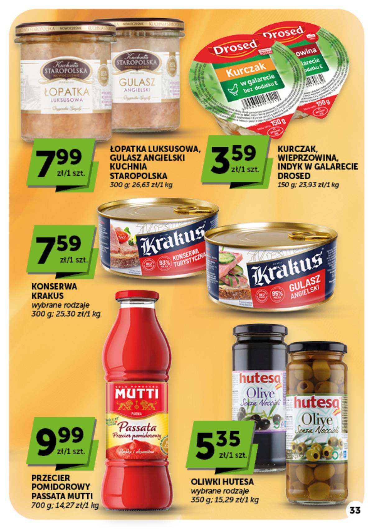 Moje Sklepy (Groszek, ABC) - Moje Sklepy "Supermarket" akcijų leidinys 33 puslapis