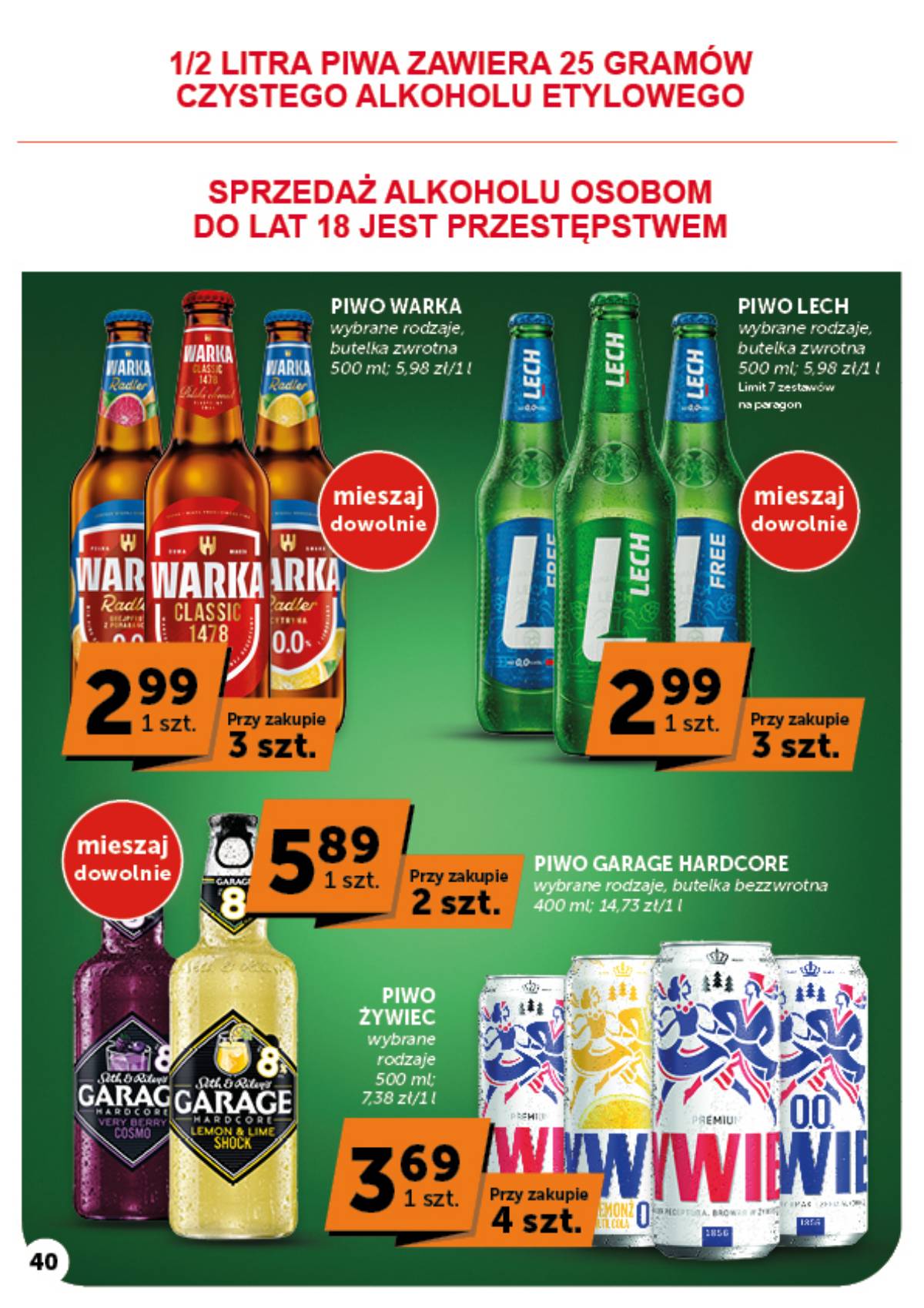 Moje Sklepy (Groszek, ABC) - Moje Sklepy "Supermarket" akcijų leidinys 40 puslapis