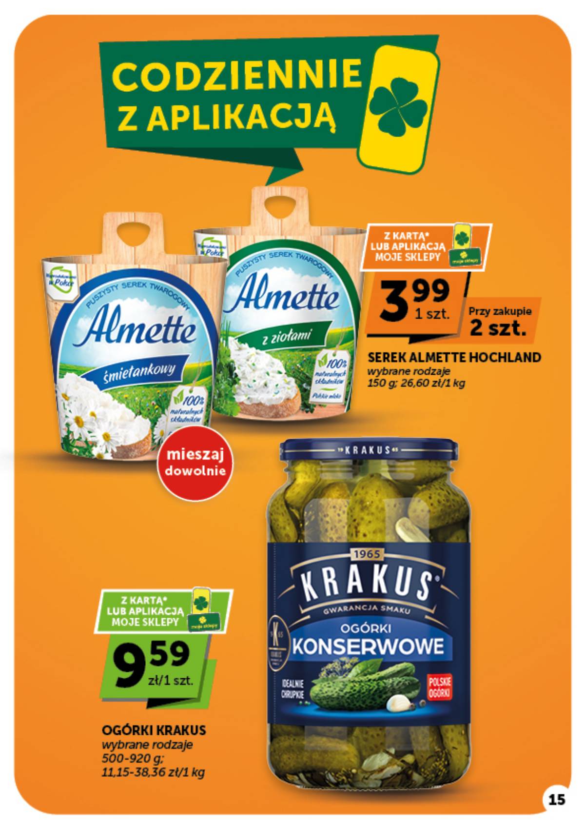 Moje Sklepy (Groszek, ABC) - Moje Sklepy "Market" akcijų leidinys 15 puslapis