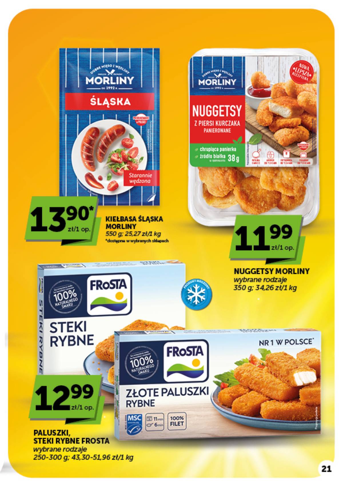 Moje Sklepy (Groszek, ABC) - Moje Sklepy "Market" akcijų leidinys 21 puslapis