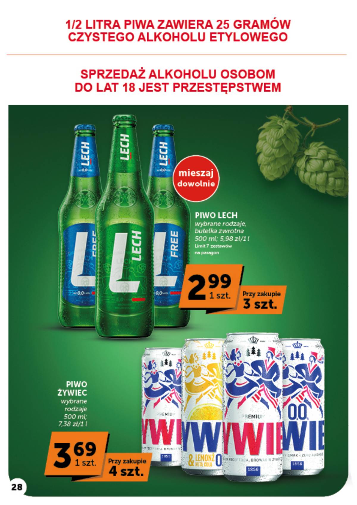 Moje Sklepy (Groszek, ABC) - Moje Sklepy "Market" akcijų leidinys 28 puslapis