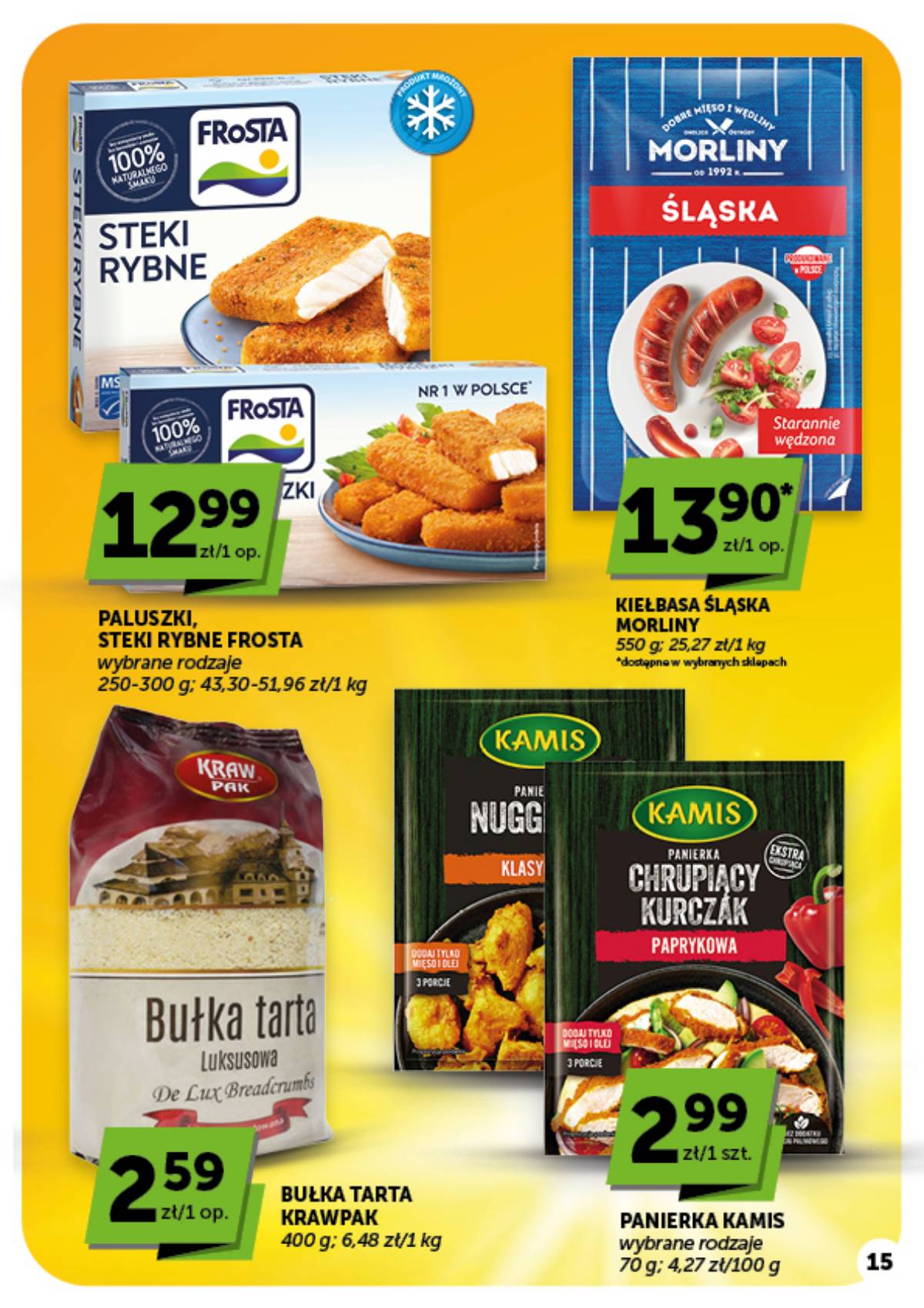 Moje Sklepy (Groszek, ABC) - Moje Sklepy "Minimarket" akcijų leidinys 15 puslapis