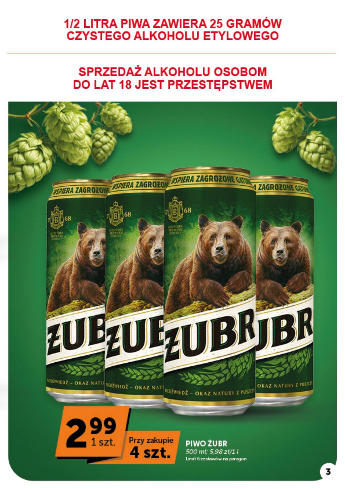 Moje Sklepy (Groszek, ABC) - Moje Sklepy "Minimarket" akcijų leidinys 3 puslapis