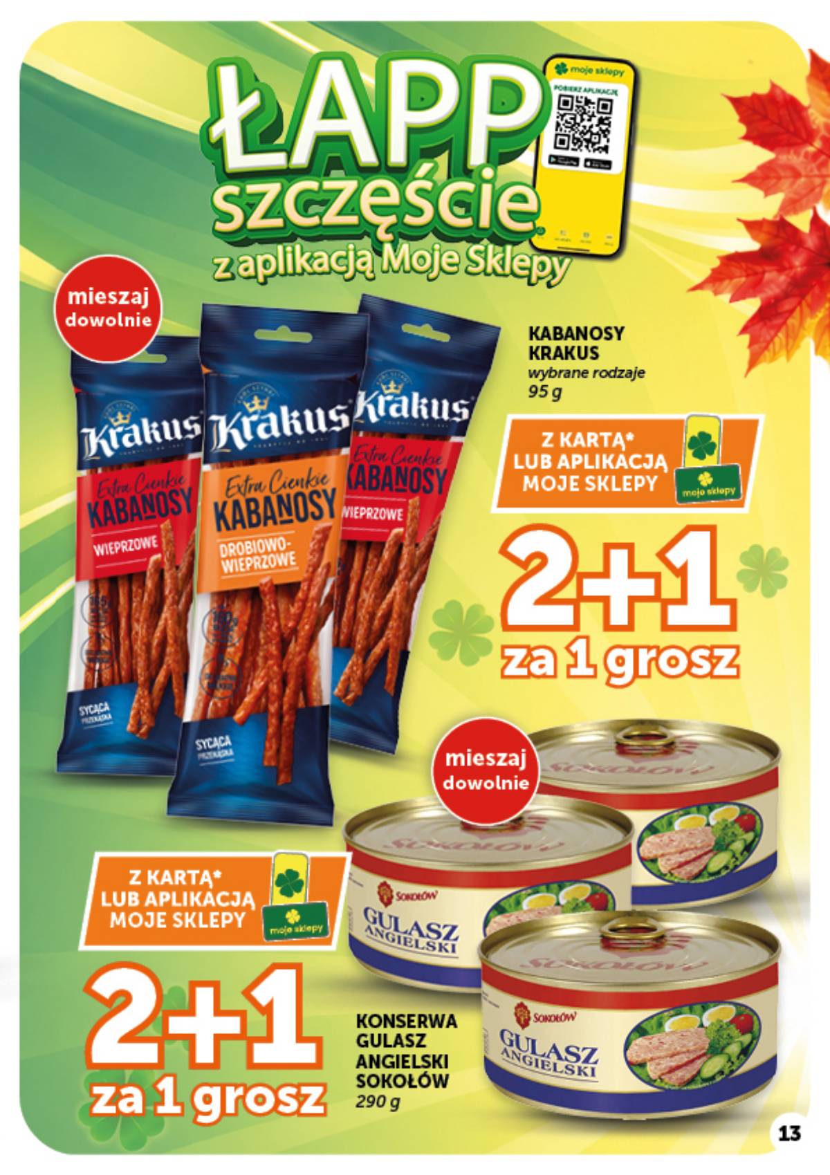 Moje Sklepy (Groszek, ABC) - Moje Sklepy "Supermarket" akcijų leidinys 13 puslapis