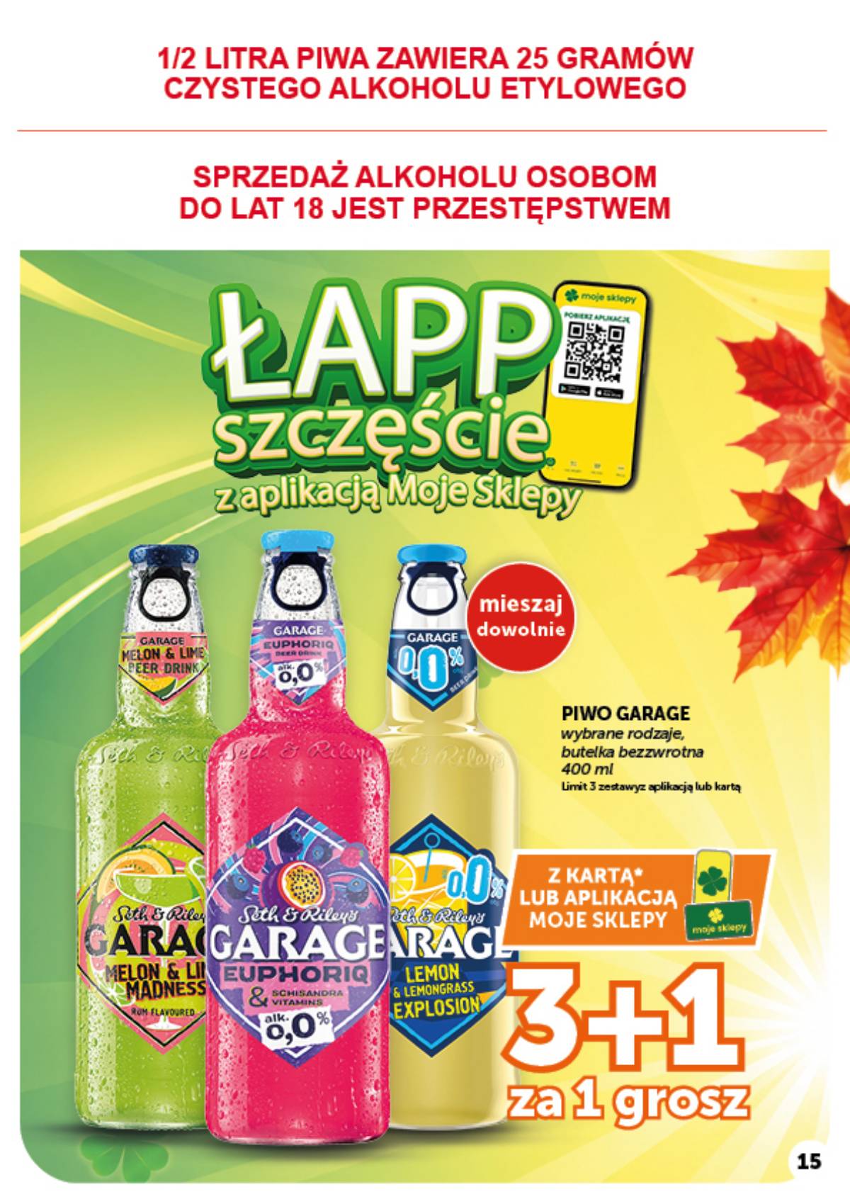Moje Sklepy (Groszek, ABC) - Moje Sklepy "Supermarket" akcijų leidinys 15 puslapis