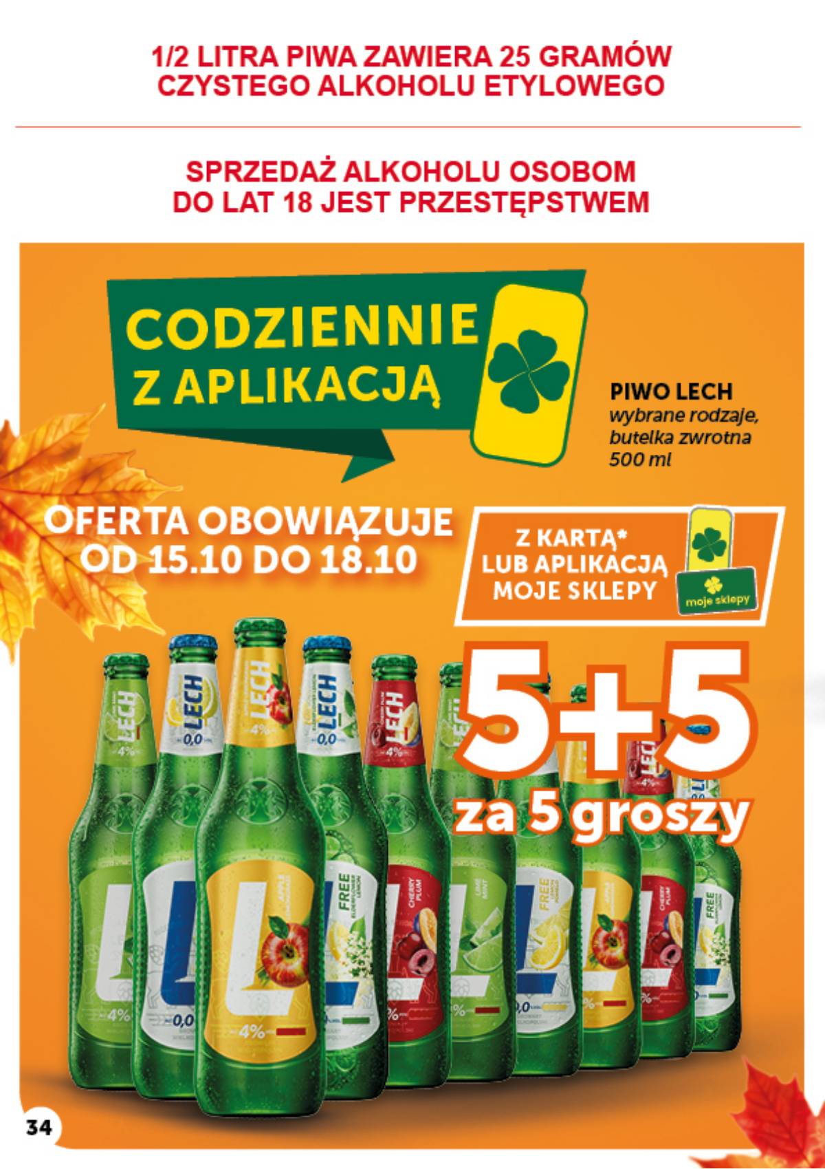 Moje Sklepy (Groszek, ABC) - Moje Sklepy "Supermarket" akcijų leidinys 34 puslapis