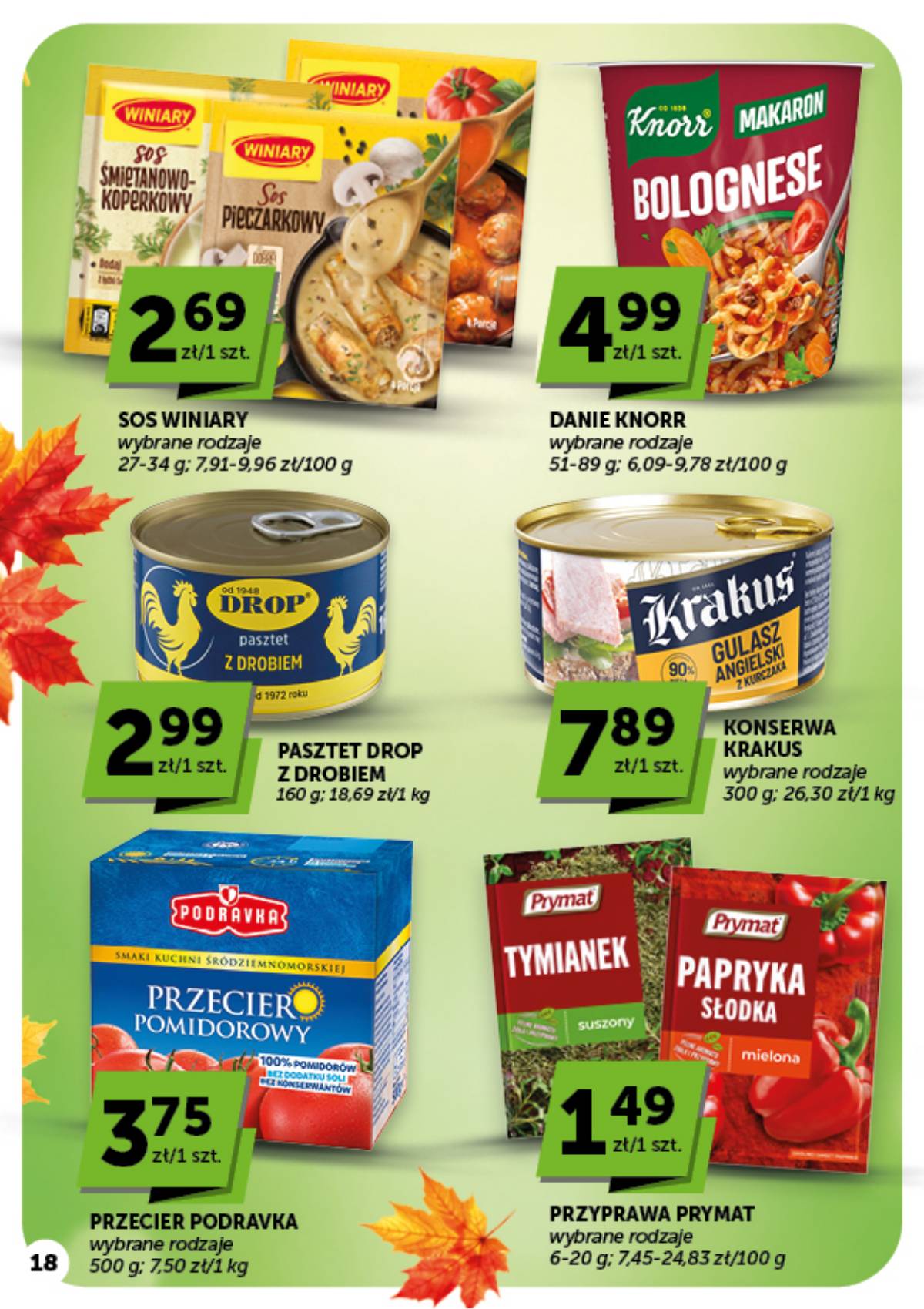 Moje Sklepy (Groszek, ABC) - Moje Sklepy "Market" akcijų leidinys 18 puslapis