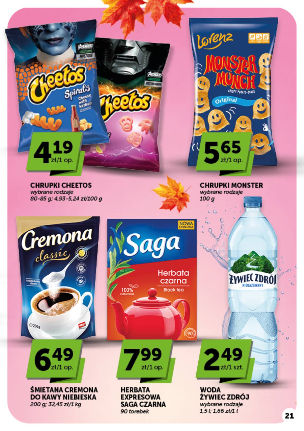 Moje Sklepy (Groszek, ABC) - Moje Sklepy "Market" akcijų leidinys 21 puslapis