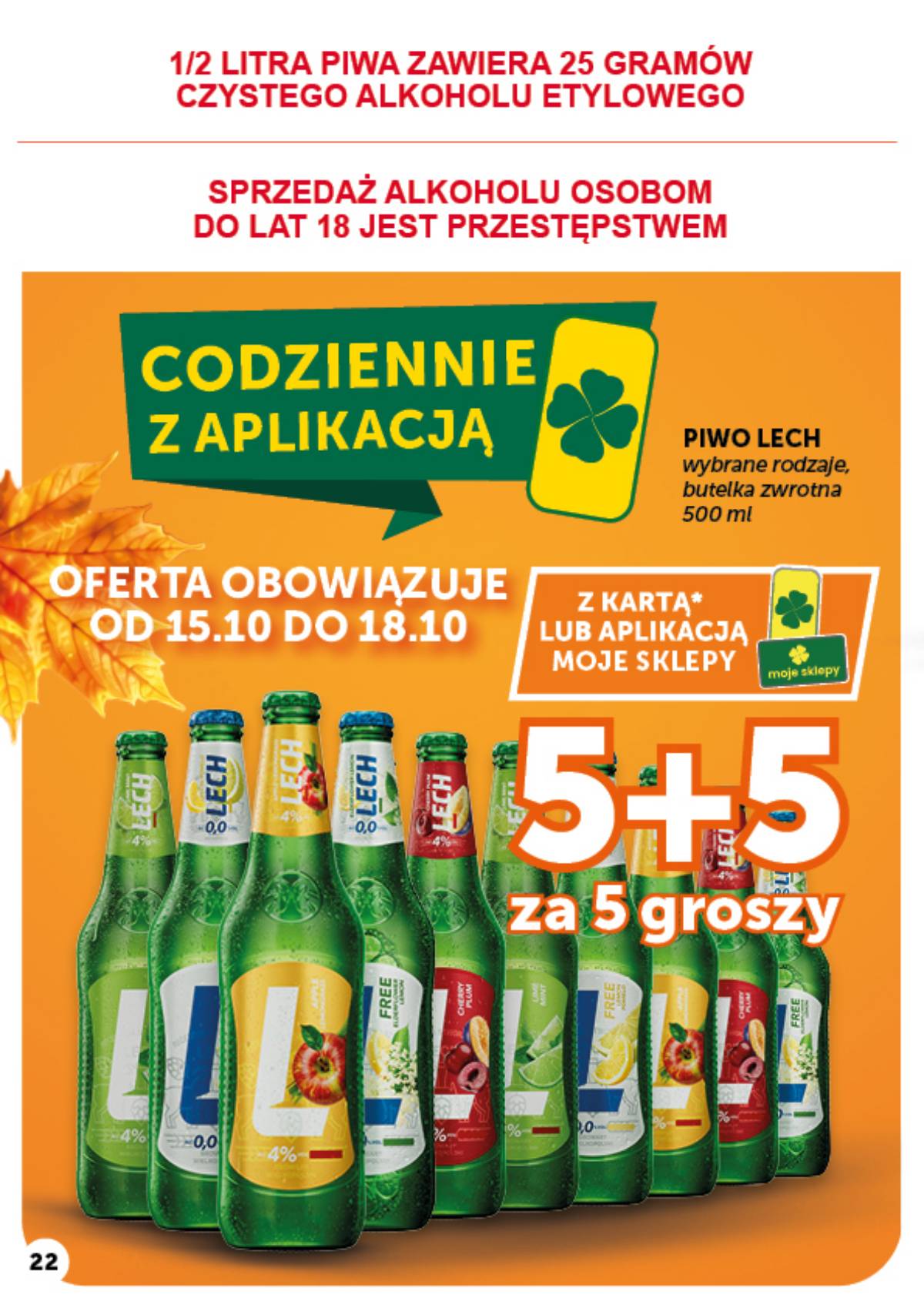 Moje Sklepy (Groszek, ABC) - Moje Sklepy "Market" akcijų leidinys 22 puslapis