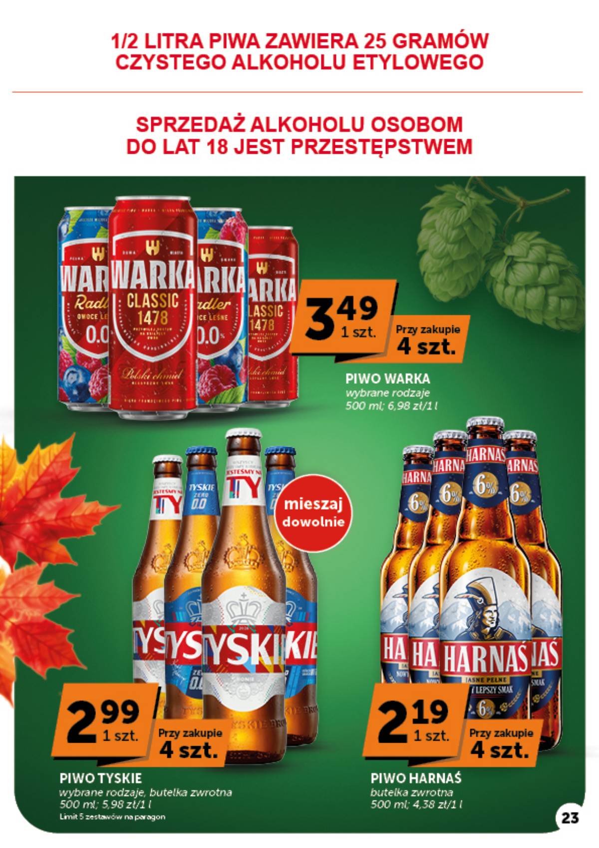 Moje Sklepy (Groszek, ABC) - Moje Sklepy "Market" akcijų leidinys 23 puslapis