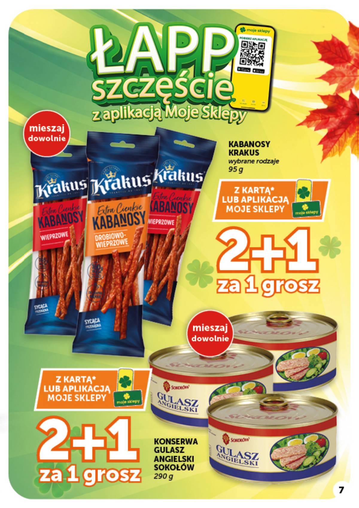 Moje Sklepy (Groszek, ABC) - Moje Sklepy "Market" akcijų leidinys 7 puslapis