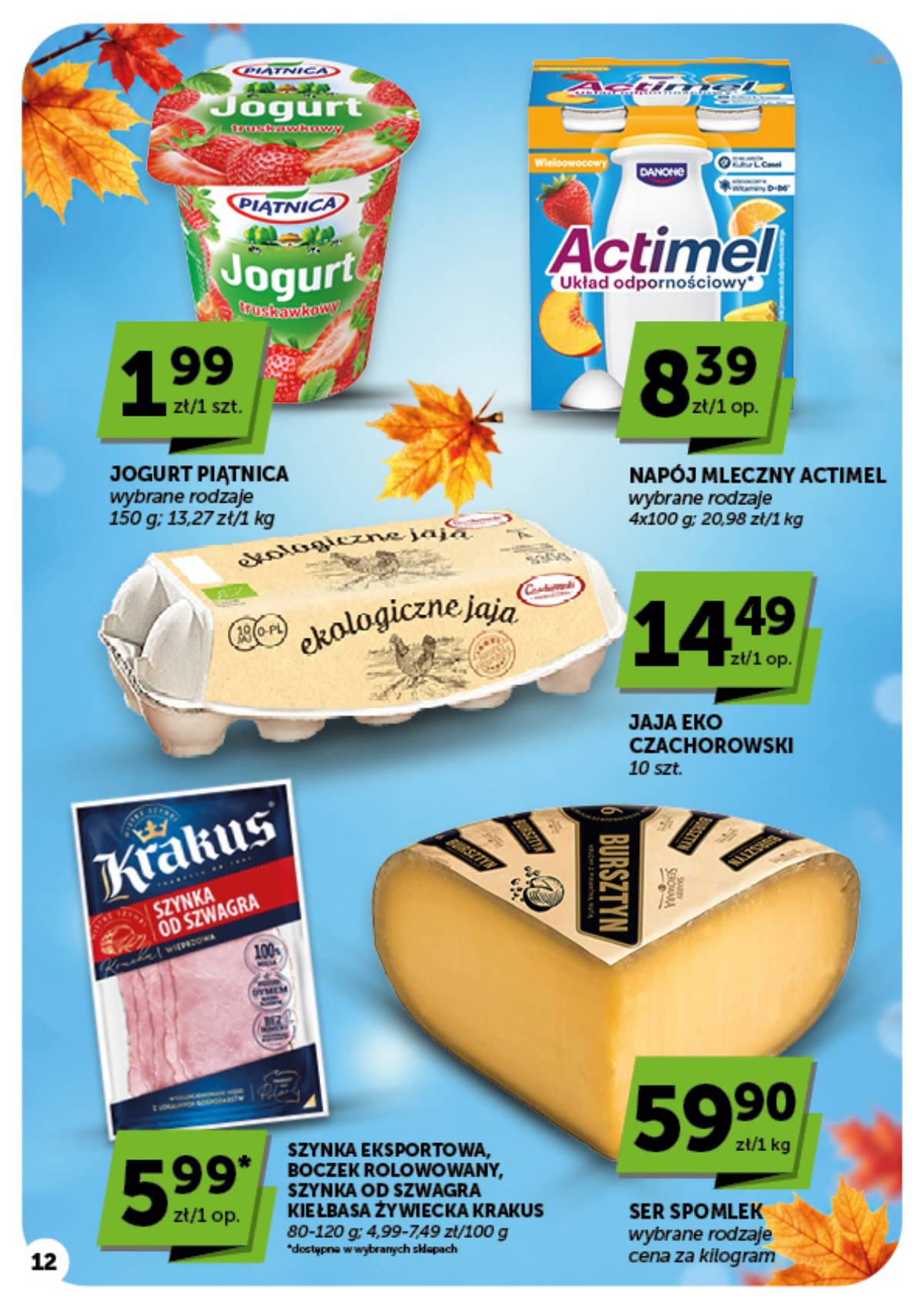 Moje Sklepy (Groszek, ABC) - Moje Sklepy "Minimarket" akcijų leidinys 12 puslapis