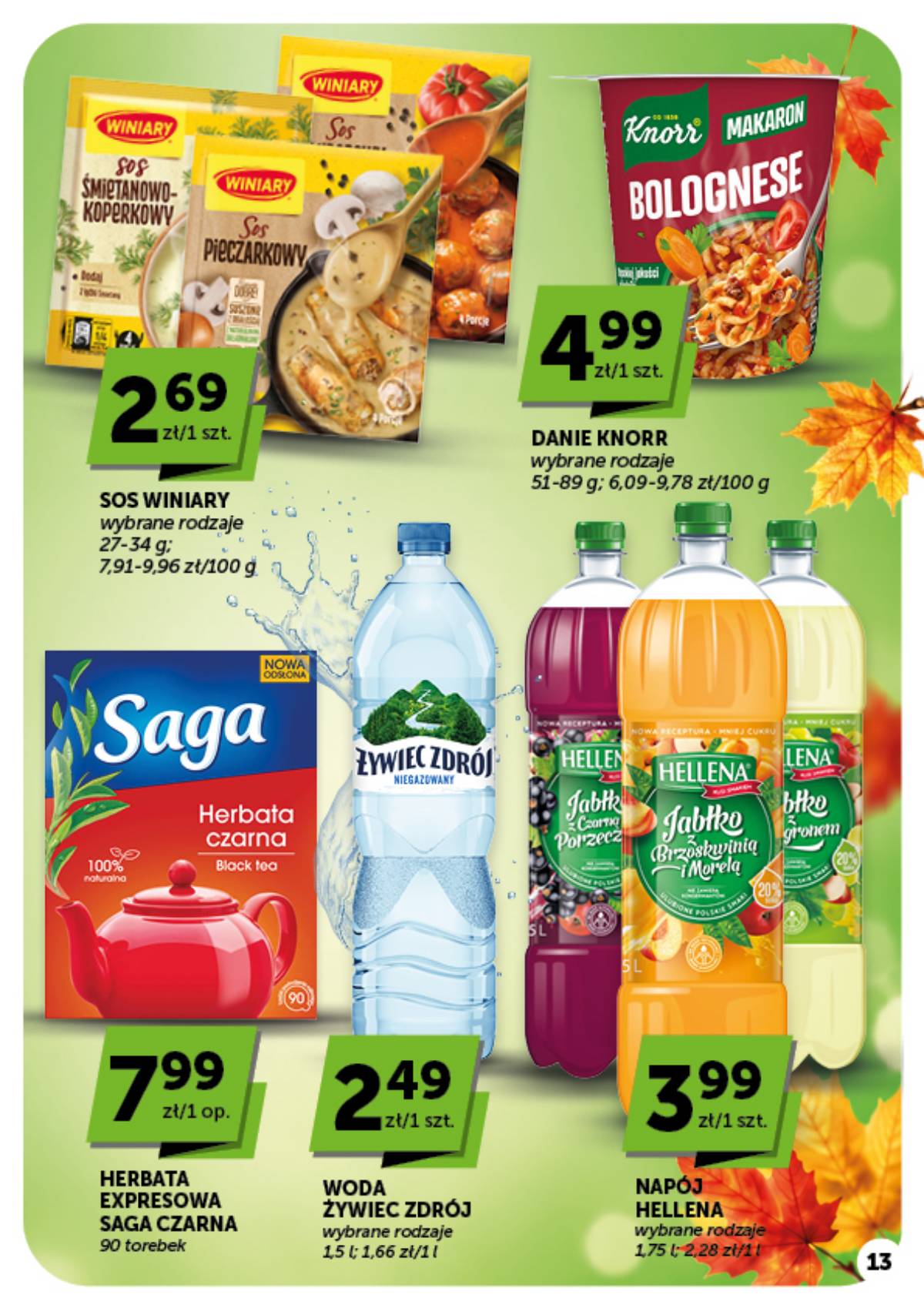 Moje Sklepy (Groszek, ABC) - Moje Sklepy "Minimarket" akcijų leidinys 13 puslapis