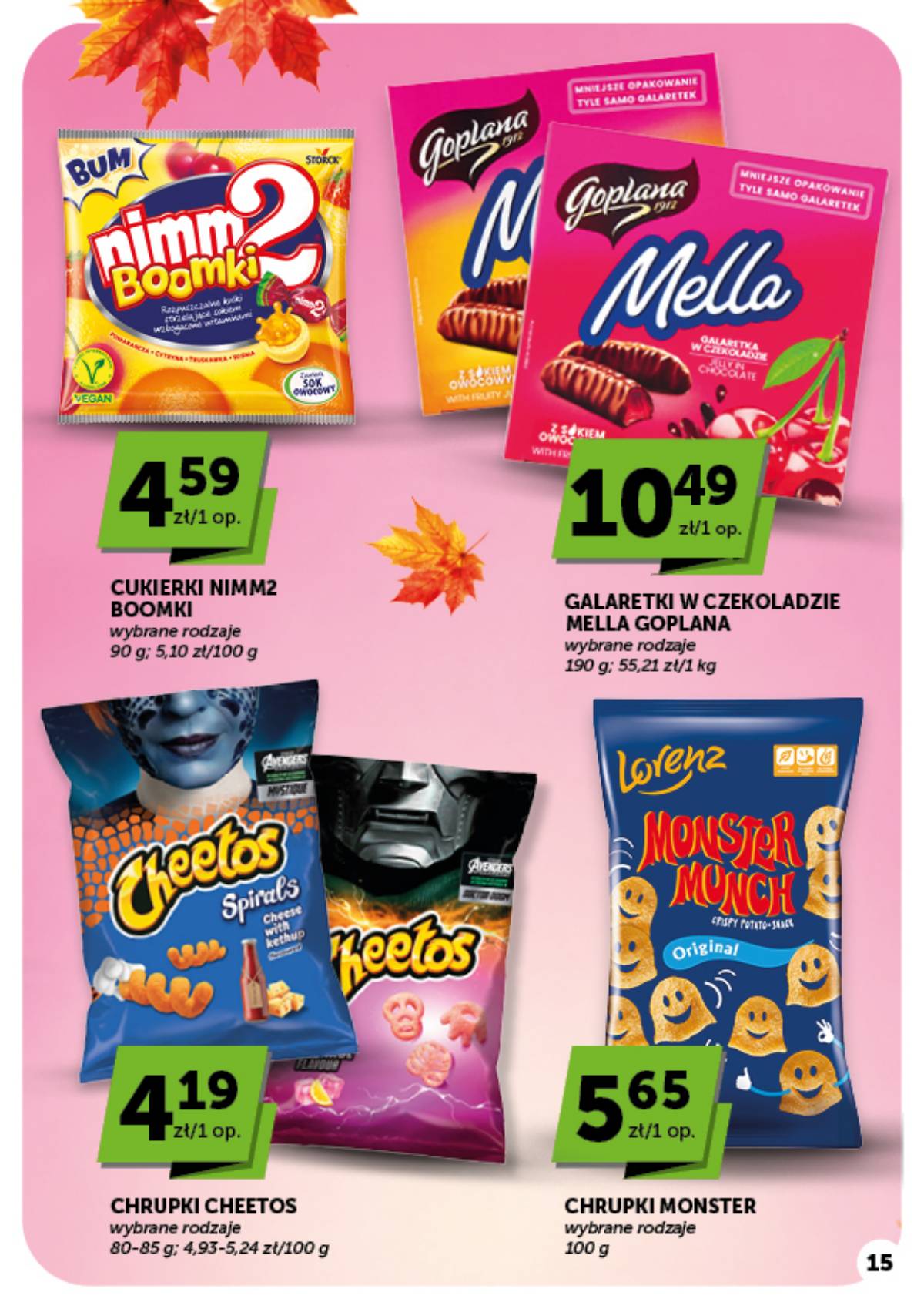 Moje Sklepy (Groszek, ABC) - Moje Sklepy "Minimarket" akcijų leidinys 15 puslapis