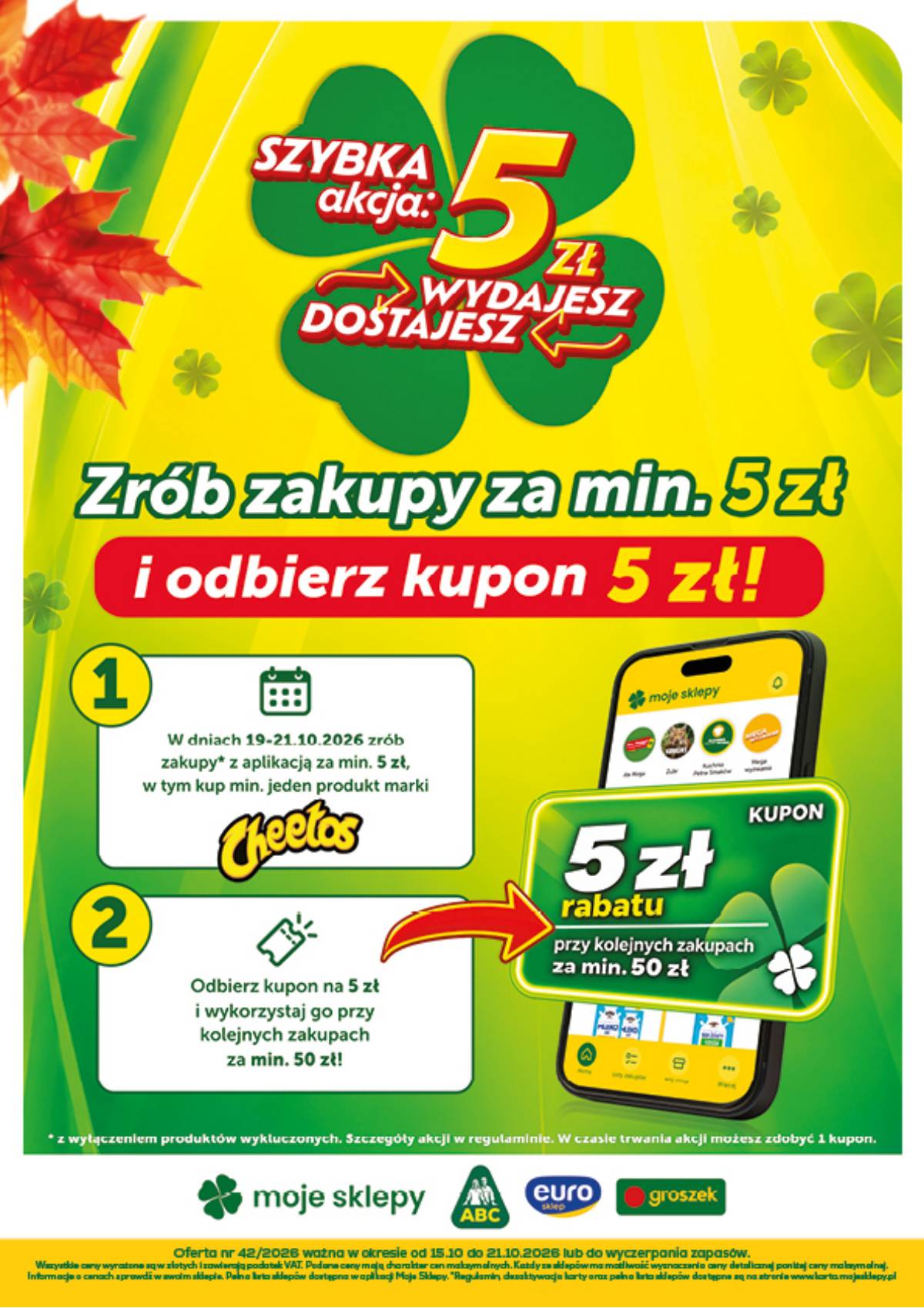 Moje Sklepy (Groszek, ABC) - Moje Sklepy "Minimarket" akcijų leidinys 20 puslapis