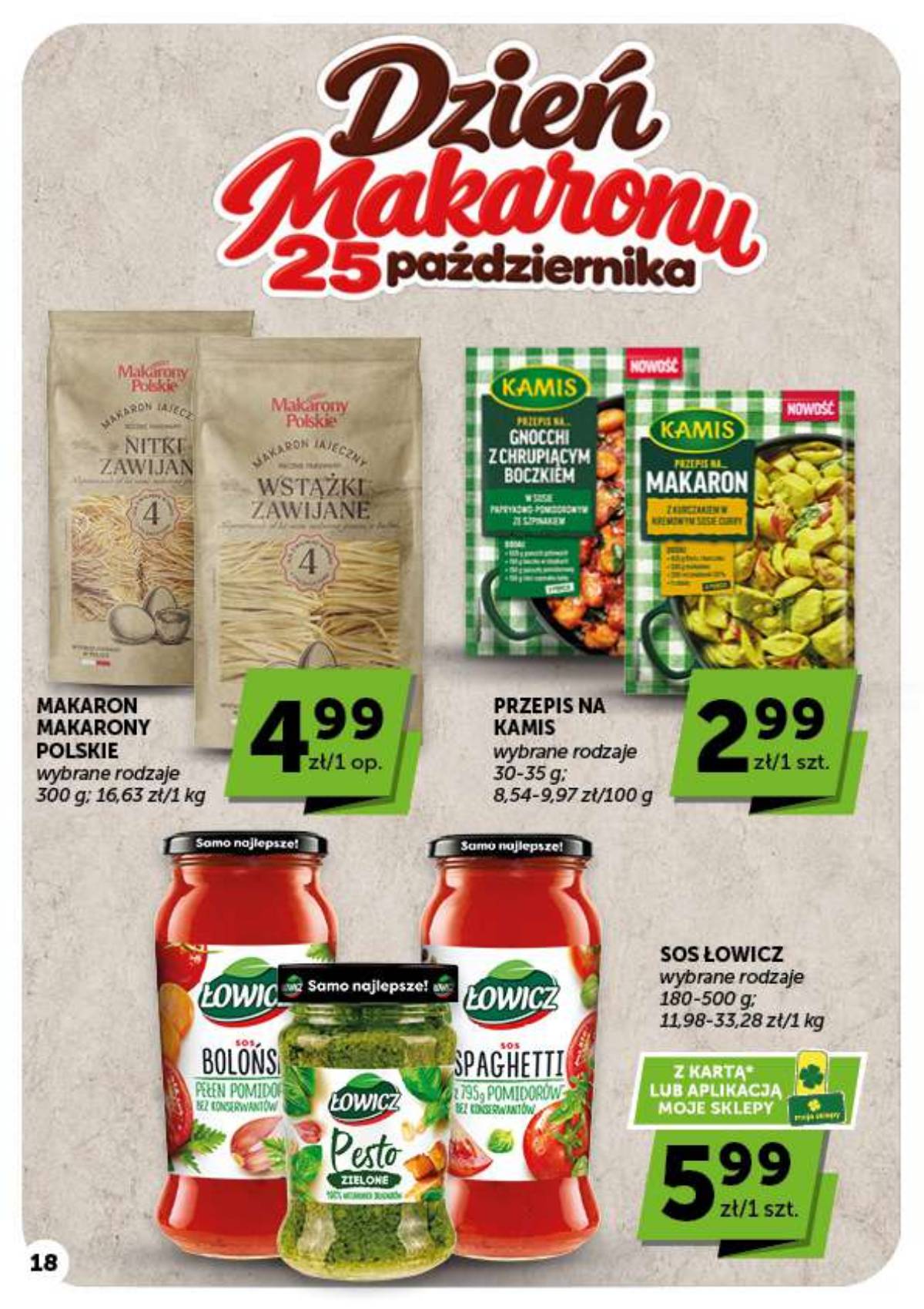 Moje Sklepy (Groszek, ABC) - Moje Sklepy "Supermarket" akcijų leidinys 18 puslapis