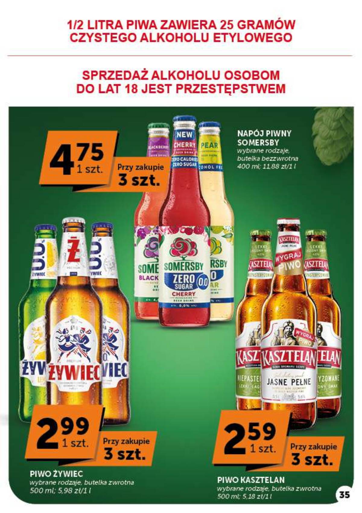 Moje Sklepy (Groszek, ABC) - Moje Sklepy "Supermarket" akcijų leidinys 35 puslapis