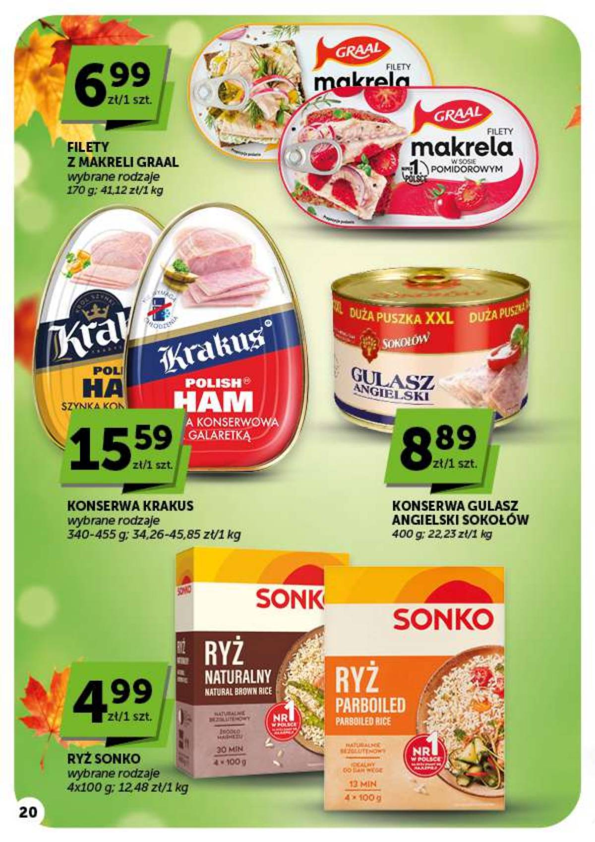 Moje Sklepy (Groszek, ABC) - Moje Sklepy "Market" akcijų leidinys 20 puslapis