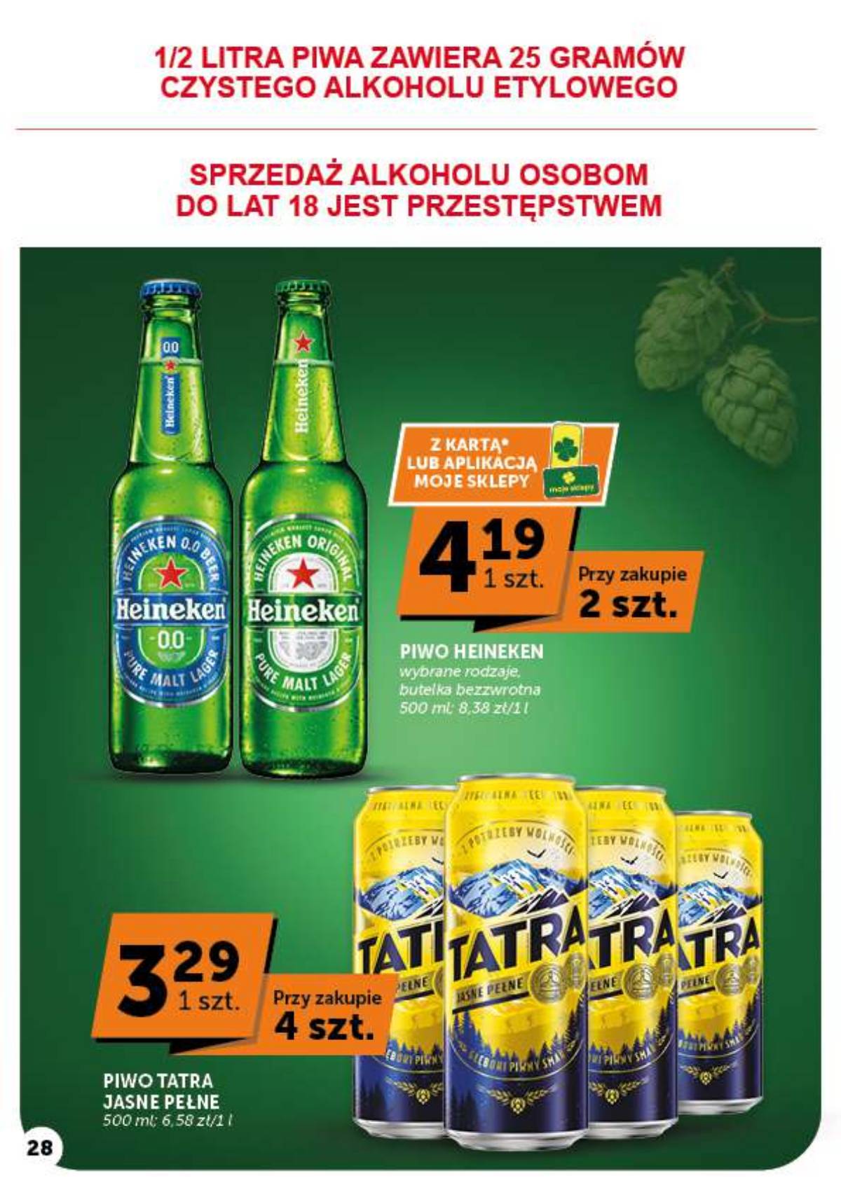 Moje Sklepy (Groszek, ABC) - Moje Sklepy "Market" akcijų leidinys 28 puslapis