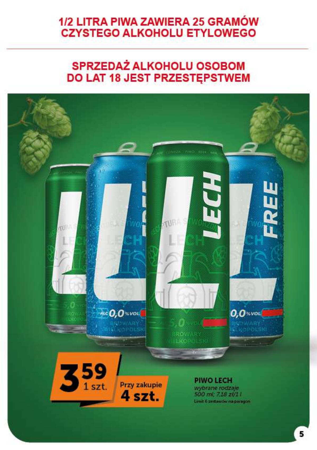Moje Sklepy (Groszek, ABC) - Moje Sklepy "Market" akcijų leidinys 5 puslapis