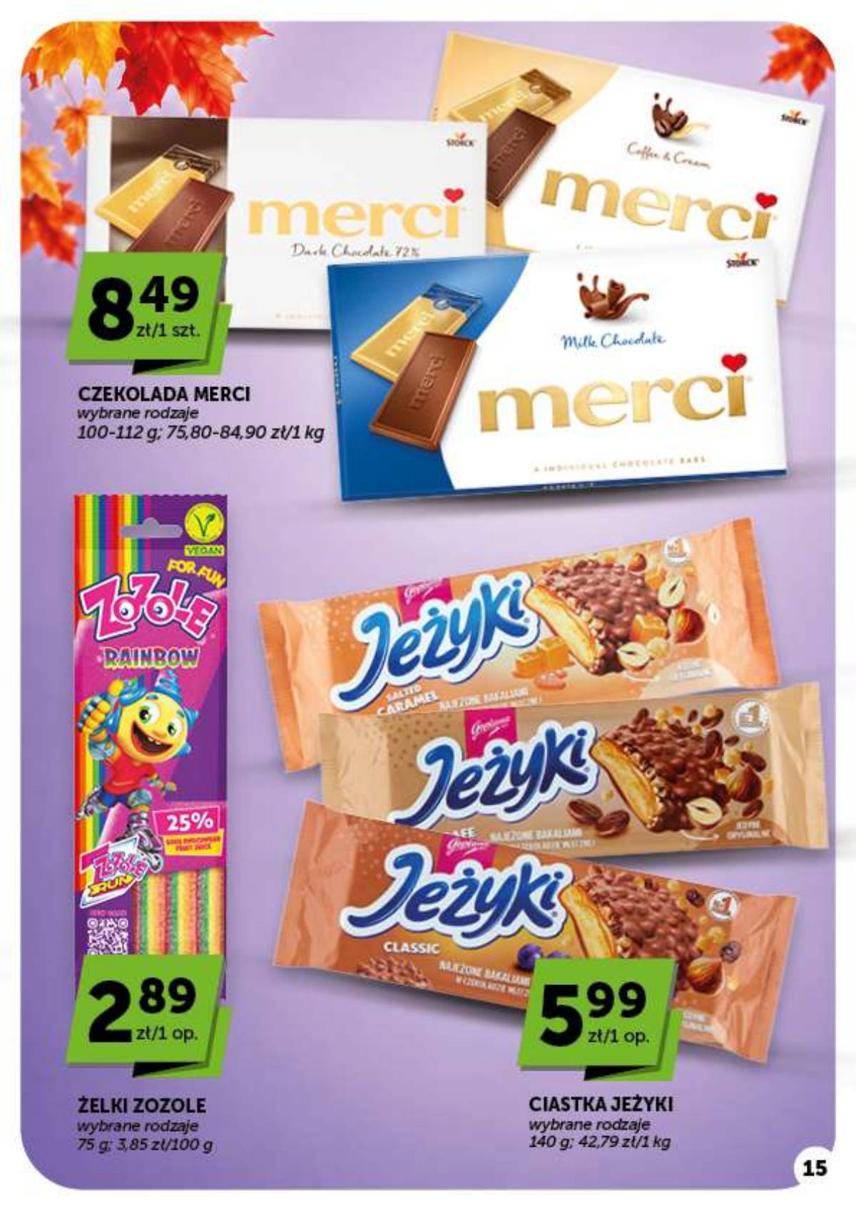 Moje Sklepy (Groszek, ABC) - Moje Sklepy "Minimarket" akcijų leidinys 15 puslapis