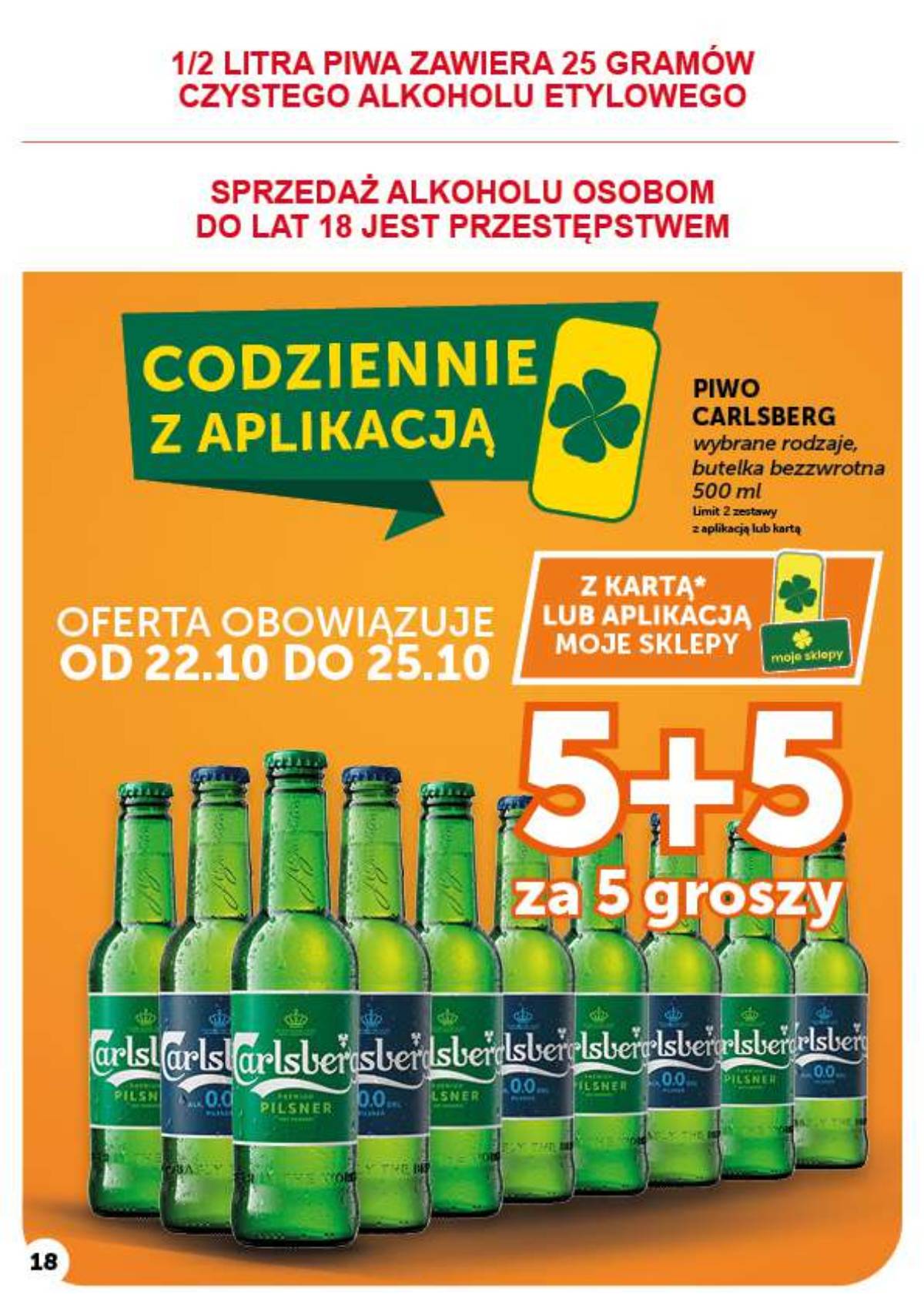 Moje Sklepy (Groszek, ABC) - Moje Sklepy "Minimarket" akcijų leidinys 18 puslapis