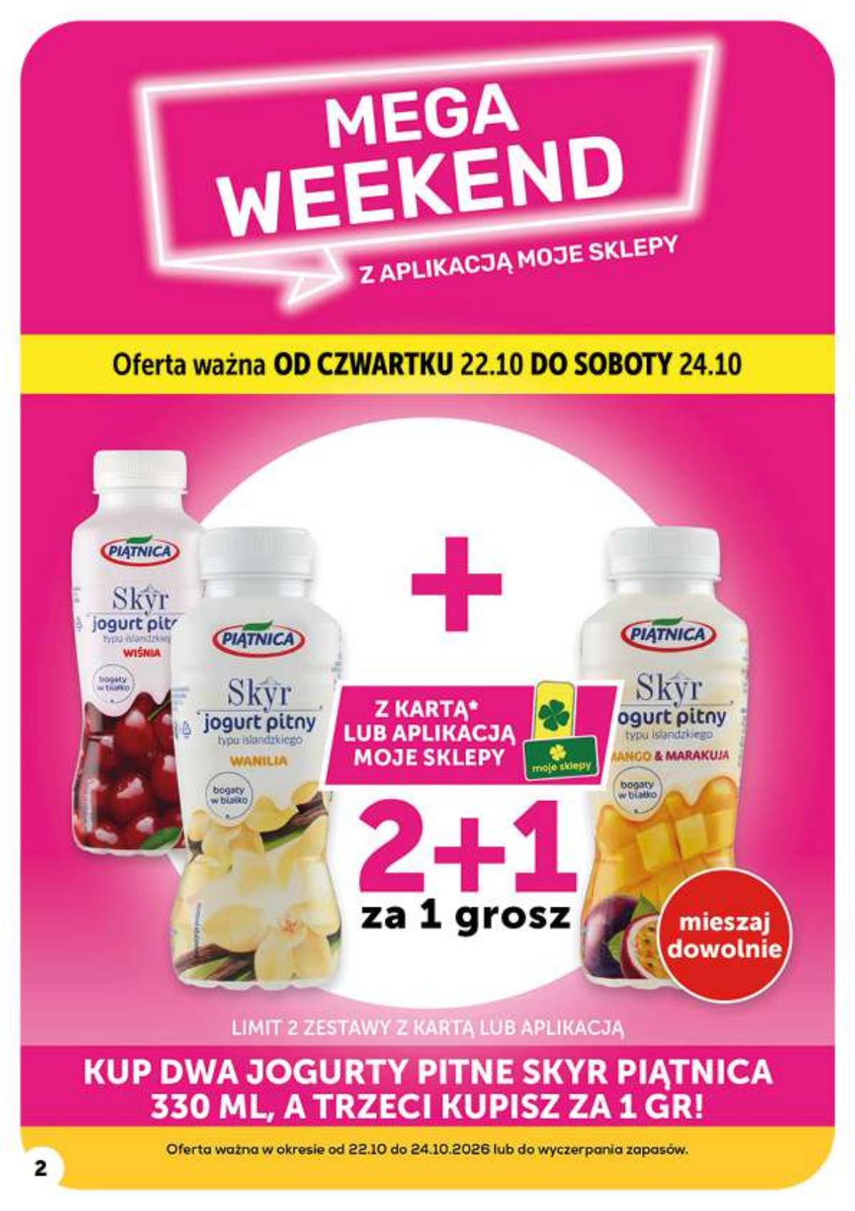Moje Sklepy (Groszek, ABC) - Moje Sklepy "Minimarket" akcijų leidinys 2 puslapis