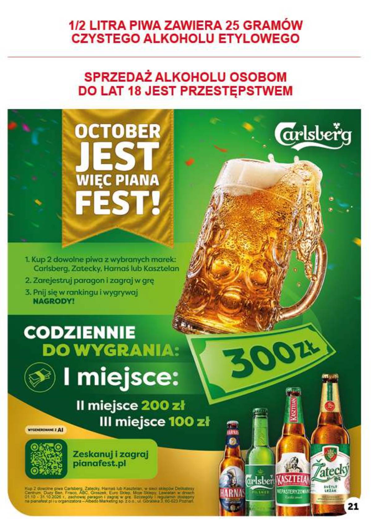 Moje Sklepy (Groszek, ABC) - Moje Sklepy "Minimarket" akcijų leidinys 21 puslapis