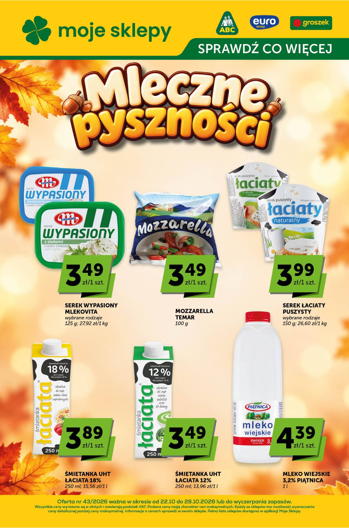 Moje Sklepy (Groszek, ABC) - Moje Sklepy "Katalog" akcijų leidinys 1 puslapis